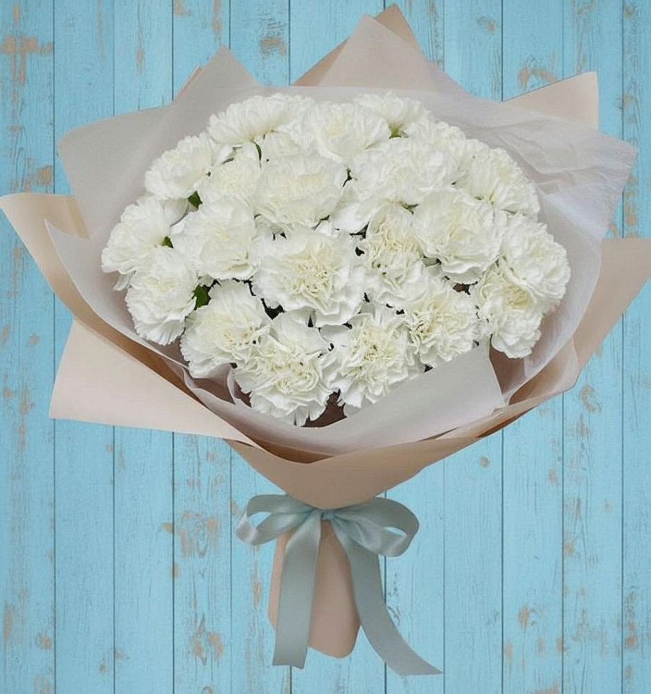 Букет цветов из: Гвоздики в Нудоль