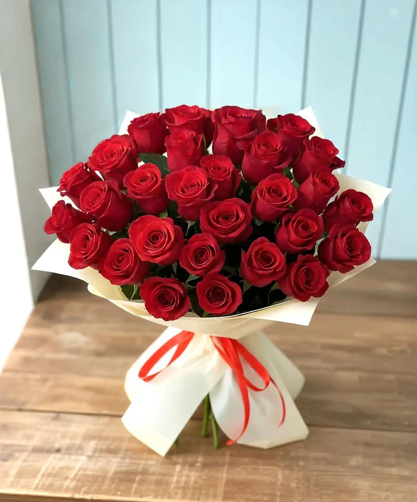 Букет 29 Красных роз в Нудоль