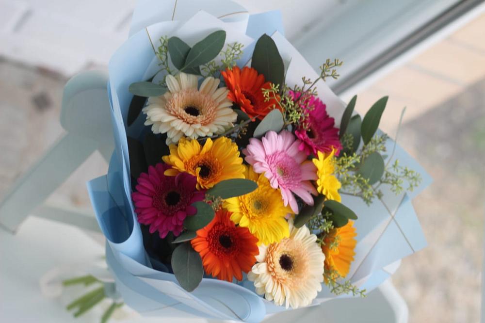 Букет цветов из: Герберы в Нудоль