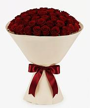 Букет 101 Бордовая роза Блэк Бакарра в Нудоль