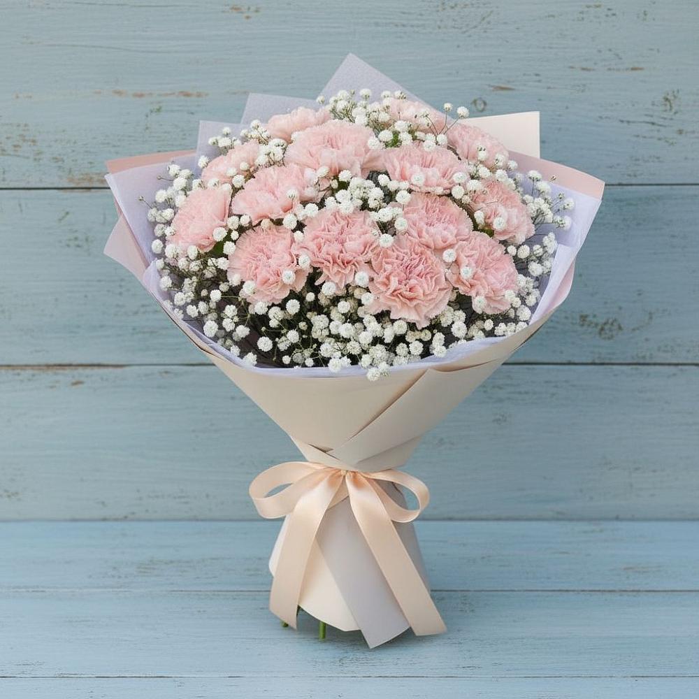 Букет цветов из: Гвоздики в Нудоль