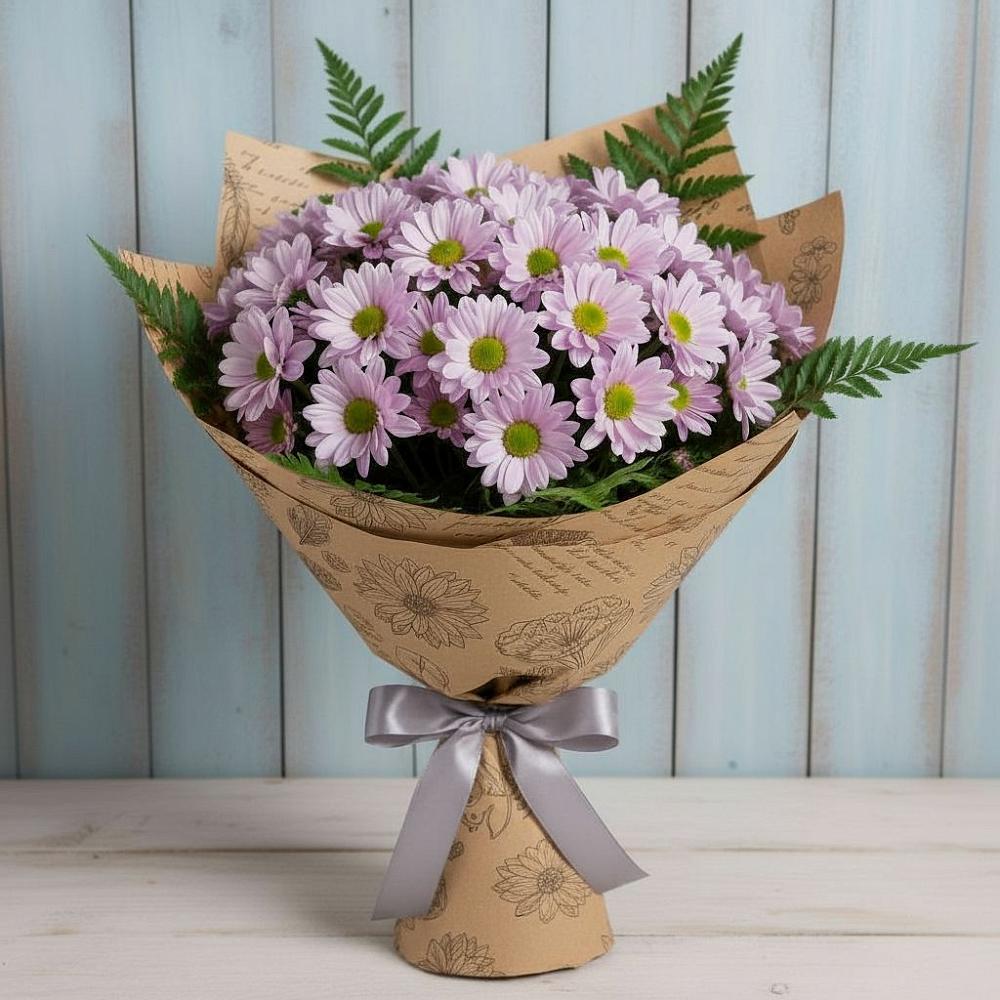 Букет цветов из: Хризантемы в Нудоль