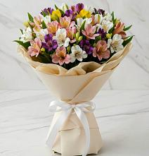 Букет цветов из:  Альстромерии в Нудоль