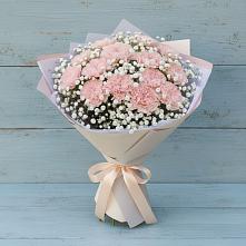 Букет цветов из:  Гвоздики в Нудоль