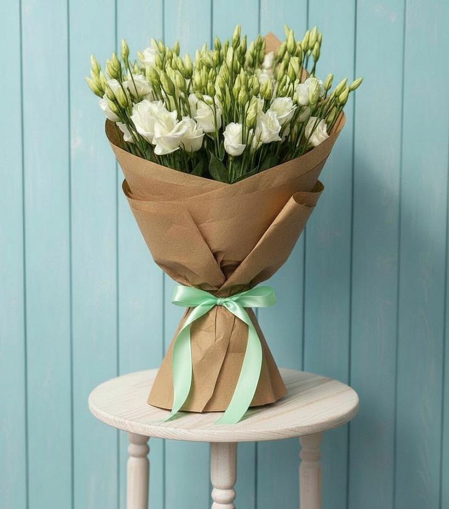 Букет цветов из: Лизиантусы в Нудоль