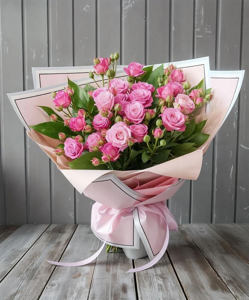 Букет Розовый кустик в Нудоль