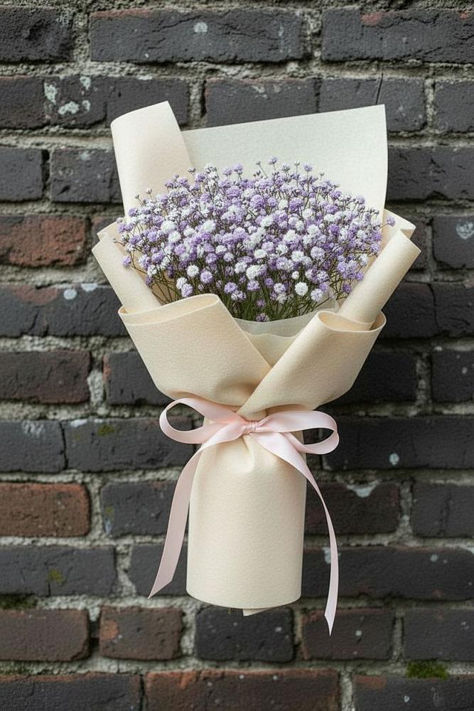 Букет цветов из: Гипсофила в Нудоль