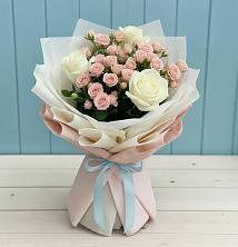 Букет цветов из:  Розы в Нудоль