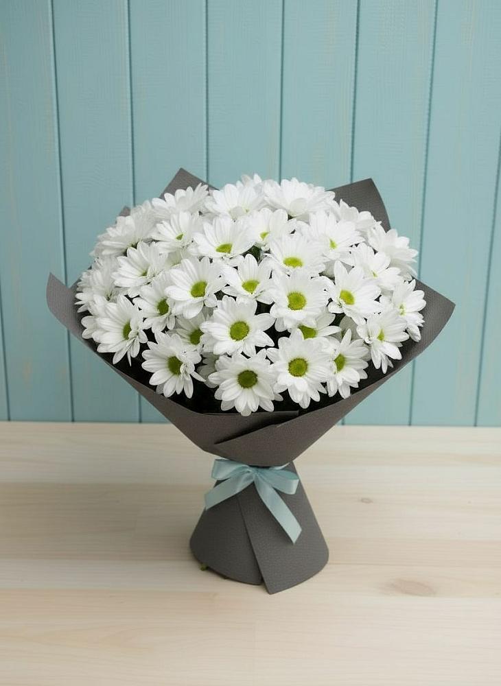 Букет цветов из: Хризантемы в Нудоль