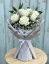 Букет цветов из:  Розы в Нудоль