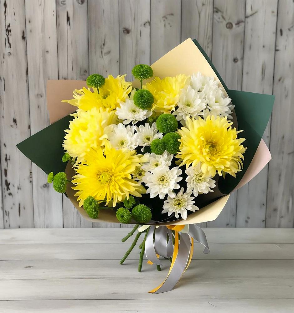 Букет цветов из: Хризантемы в Нудоль