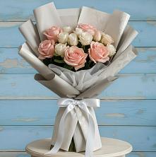Букет цветов из:  Розы в Нудоль