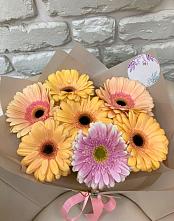 Букет цветов из:  Герберы #REPLACE_PRED# Нудоль