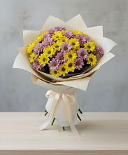 Букет цветов из:  Хризантемы в Нудоль