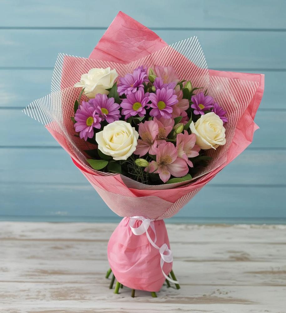 Букет цветов из: Герберы в Нудоль