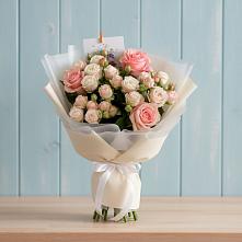 Букет цветов из:  Розы #REPLACE_PRED# Нудоль