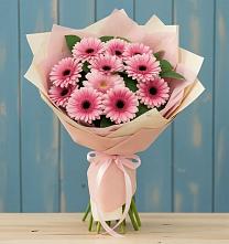 Букет цветов из:  Герберы в Нудоль