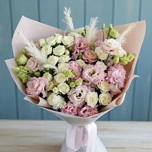 Букет цветов из:  Альстромерии и Розы #REPLACE_PRED# Нудоль